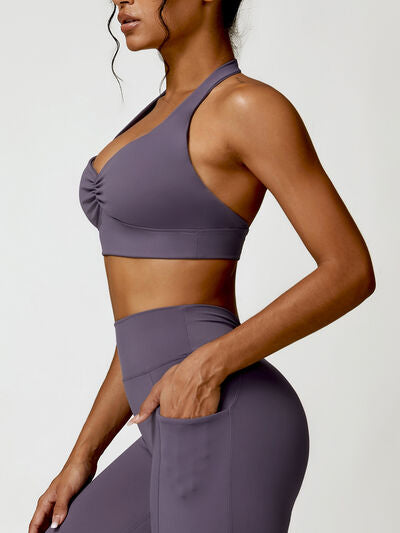 HALTER NECK ACTIVE BRA - Evolve Elegance Boutique