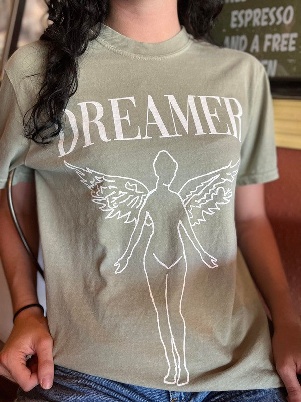 DREAMER ANGEL TEE - Evolve Elegance Boutique