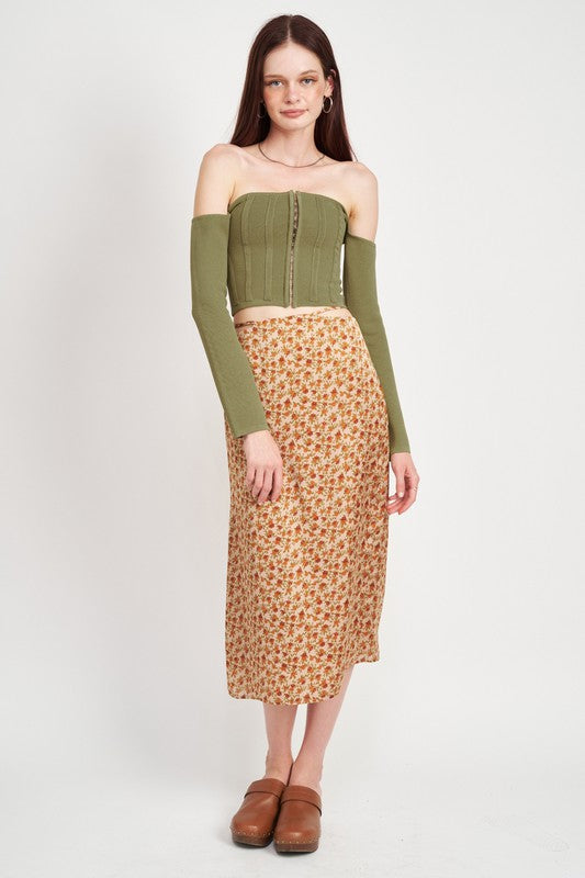 LONG SLEEVE OFF SHOULDER TOP - Evolve Elegance Boutique