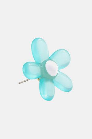 FLOWER SHAPE RESIN EARRINGS - Evolve Elegance Boutique