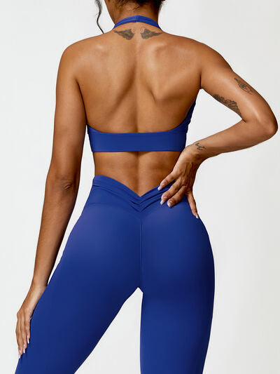 HALTER NECK ACTIVE BRA - Evolve Elegance Boutique
