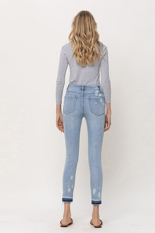 MID RISE CROP SKINNY - Evolve Elegance Boutique