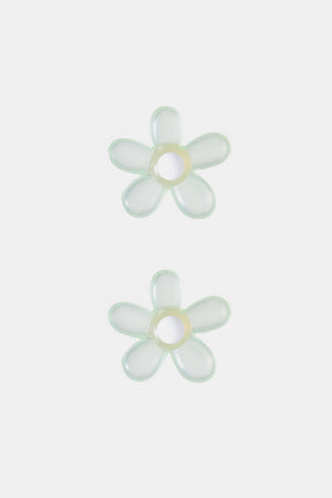 FLOWER SHAPE RESIN EARRINGS - Evolve Elegance Boutique