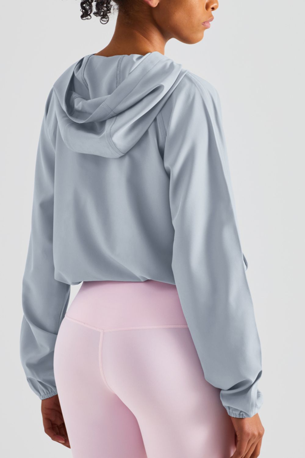 HALF-ZIP HOODED SPORTS TOP - Evolve Elegance Boutique