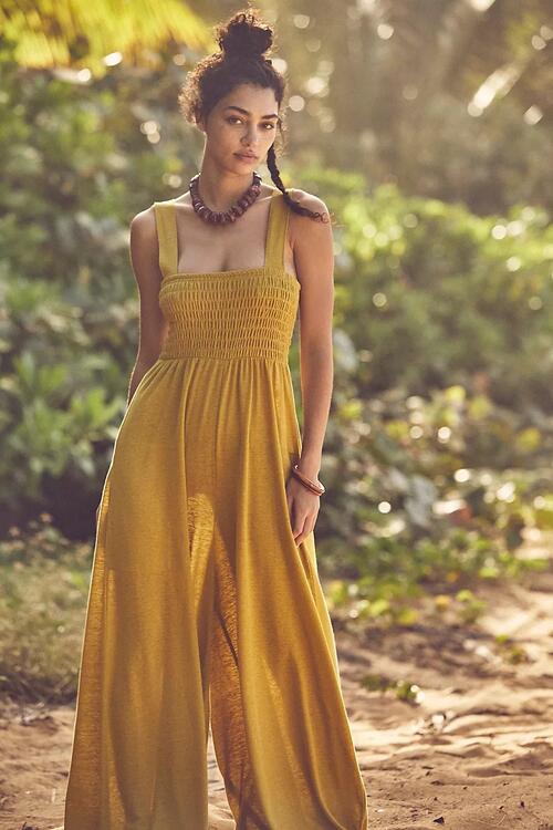 TIE BELT BUTTONED SHORT SLEEVE COLLARED NECK JUMPSUIT - Evolve Elegance Boutique