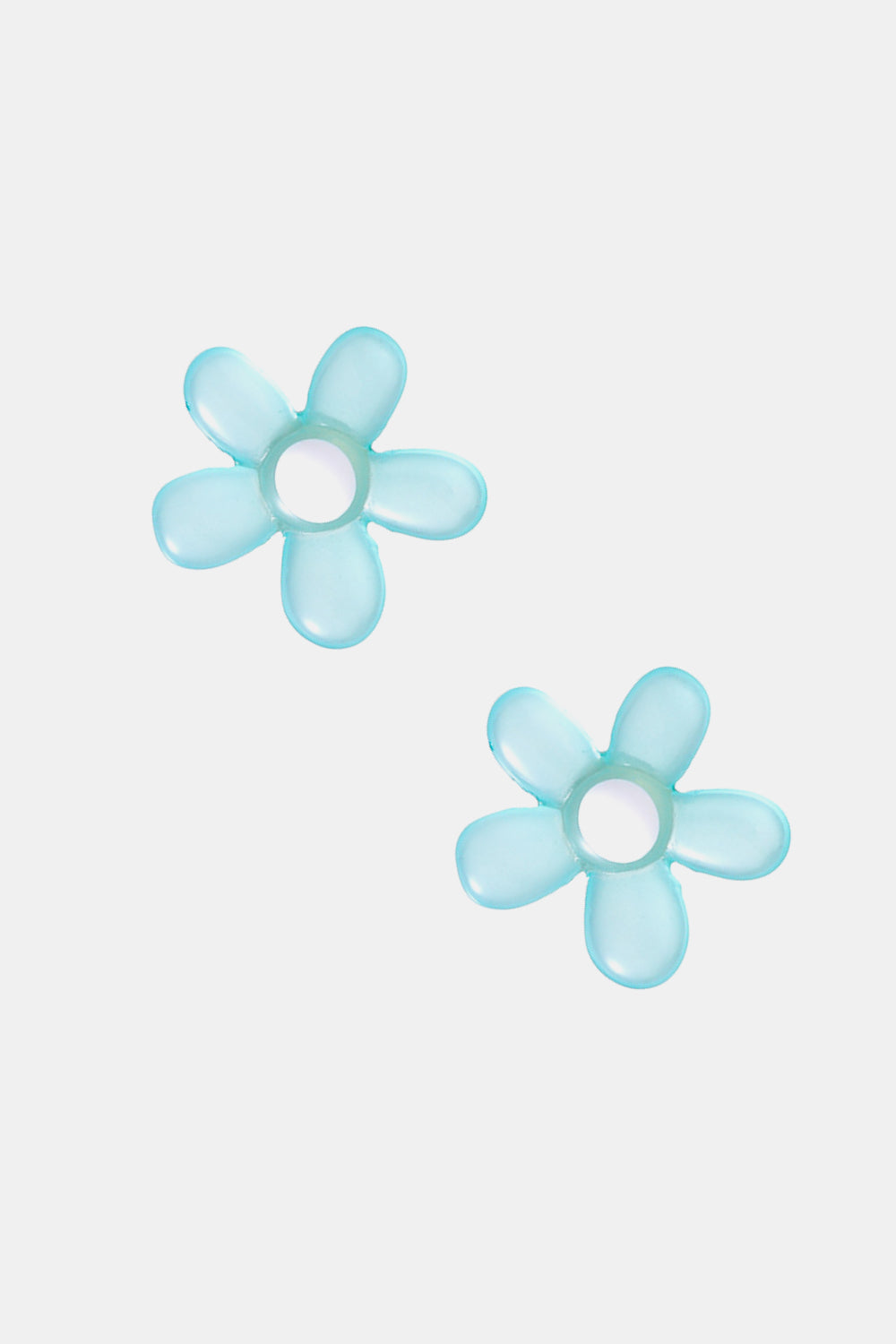 FLOWER SHAPE RESIN EARRINGS - Evolve Elegance Boutique