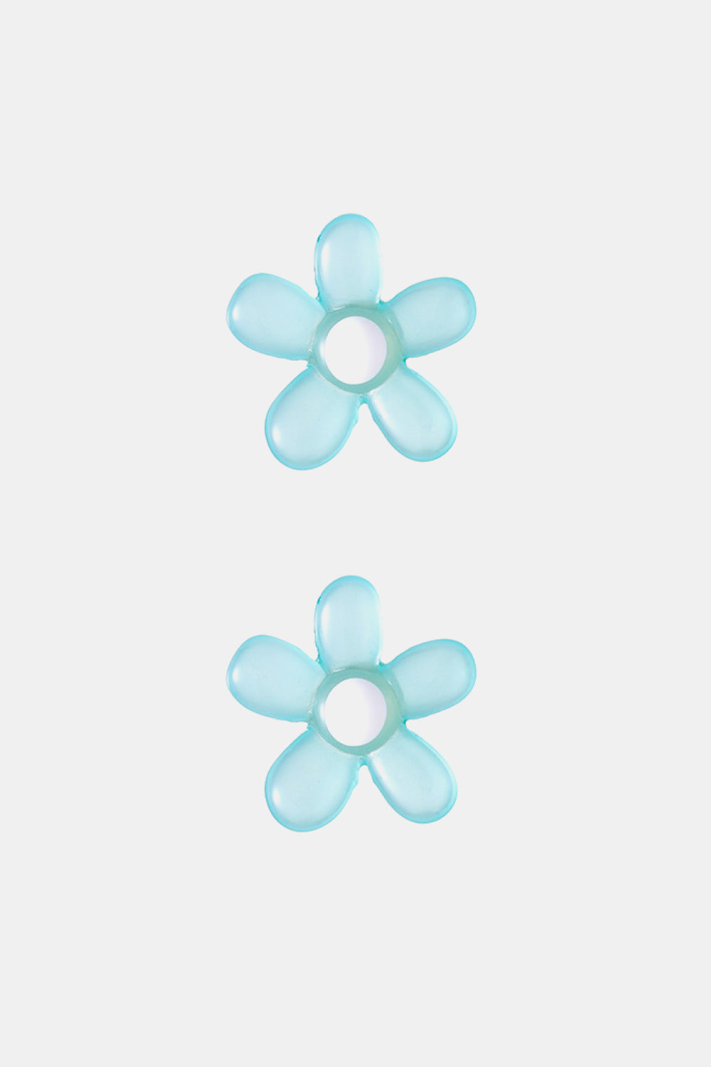 FLOWER SHAPE RESIN EARRINGS - Evolve Elegance Boutique