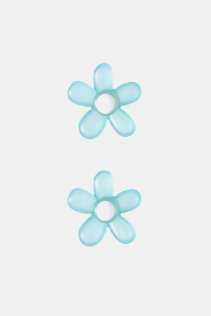 FLOWER SHAPE RESIN EARRINGS - Evolve Elegance Boutique