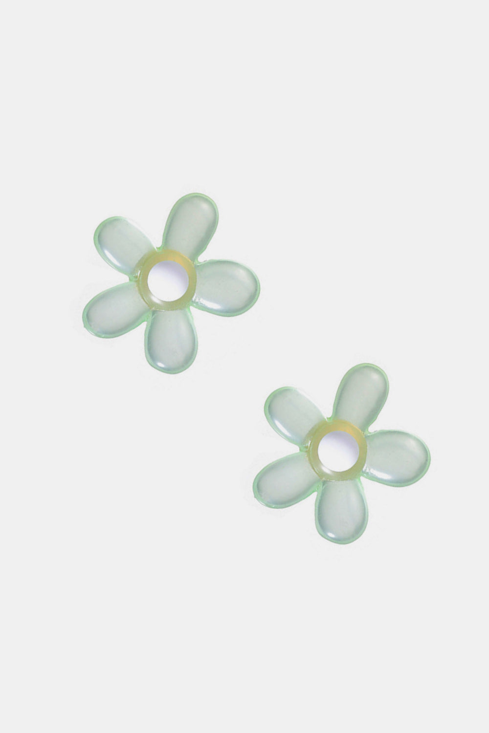 FLOWER SHAPE RESIN EARRINGS - Evolve Elegance Boutique