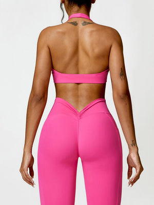 HALTER NECK ACTIVE BRA - Evolve Elegance Boutique